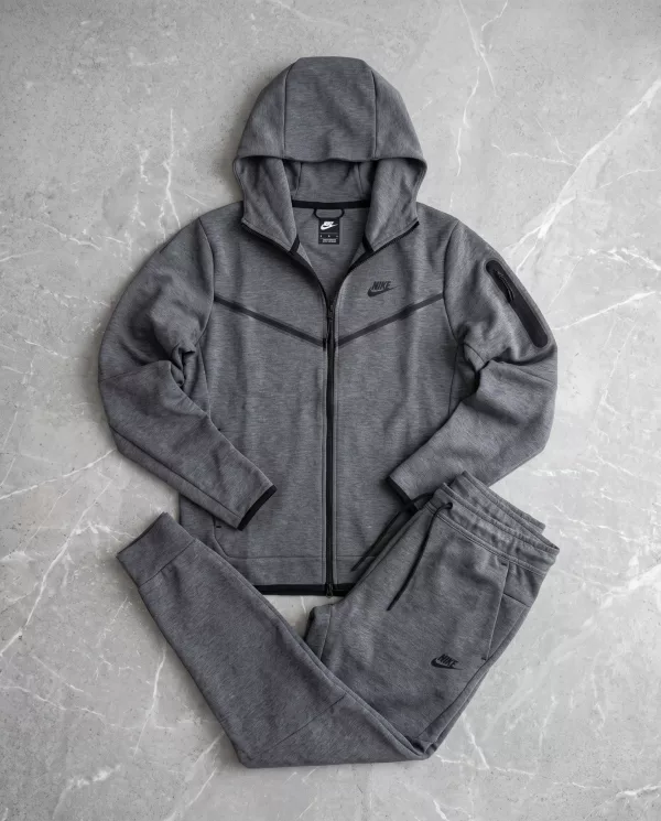 Nike sportswears tech fleece trenerka sa kapuljačom - tamno siva